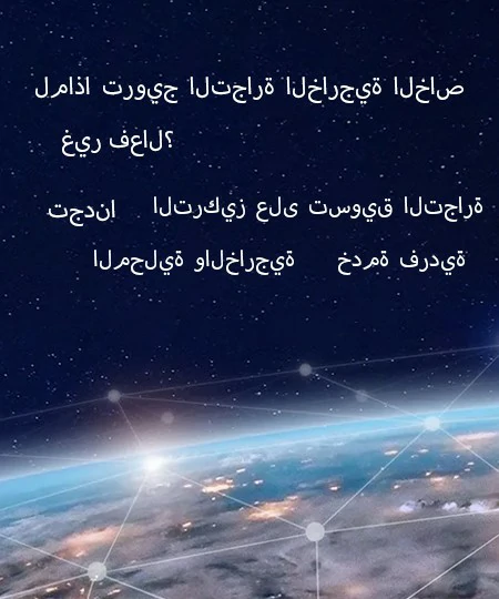 ترويج التجارة الخارجية